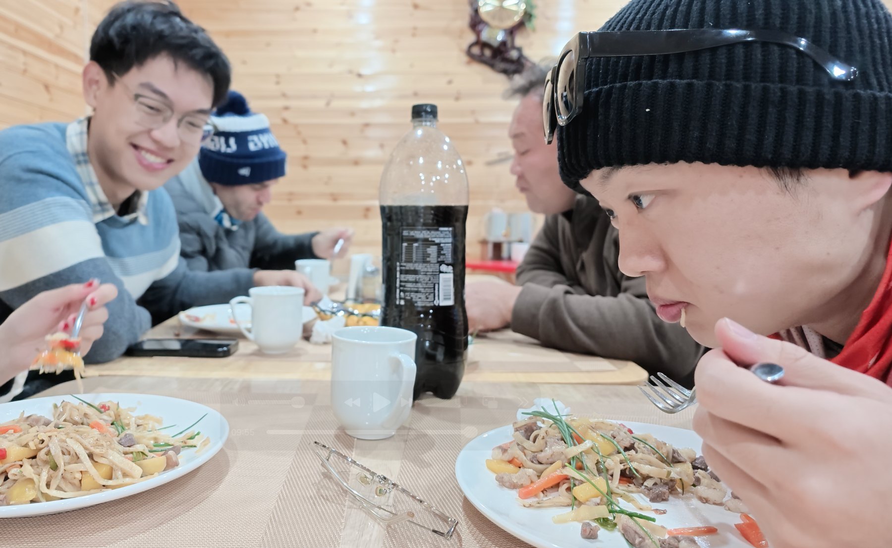 蒙古炒面,把晚饭救回来了。